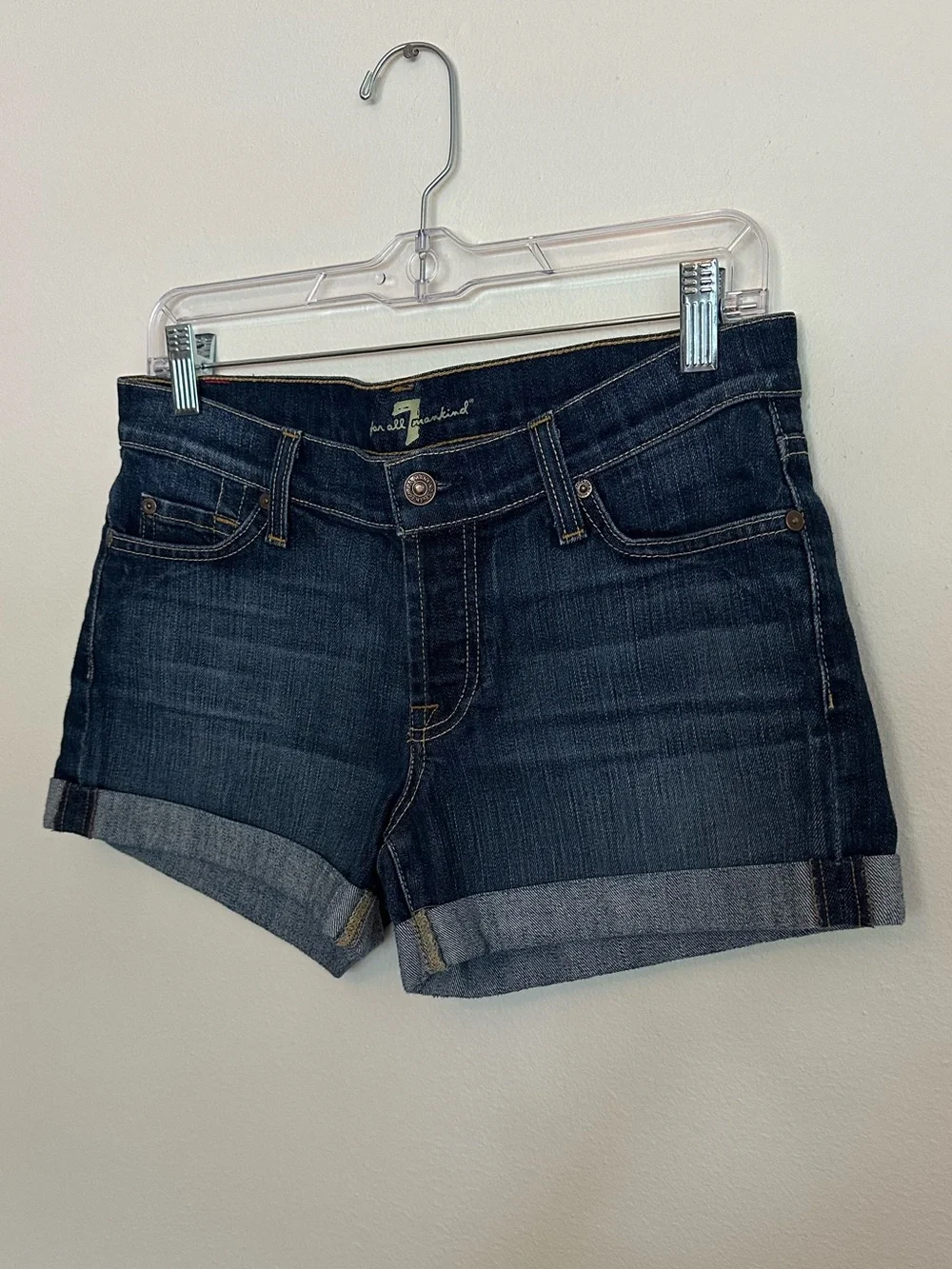 7 for all mankind short shorts size 26
